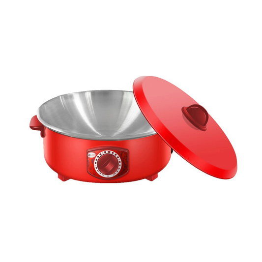 Multi‑Function Electric Cooking Pot, UK G‑Type Plug 230V 50Hz Non‑Stick Pan For Ghana Home Kitchen