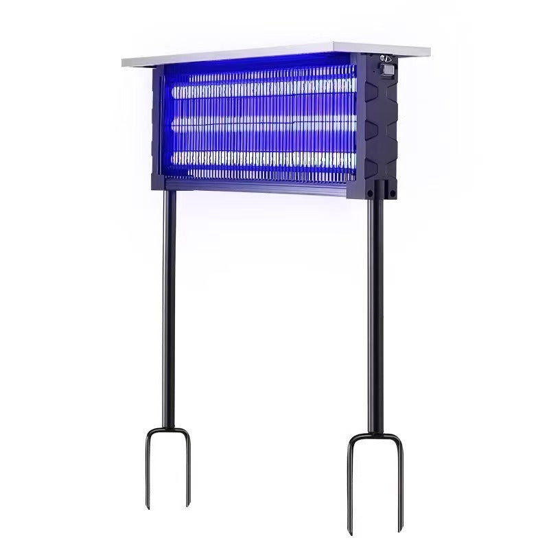 Solar Mosquito Killer Lamp 120W, Solar & USB Charging, IPX6 Waterproof Outdoor Bug Zapper for Garden Yard