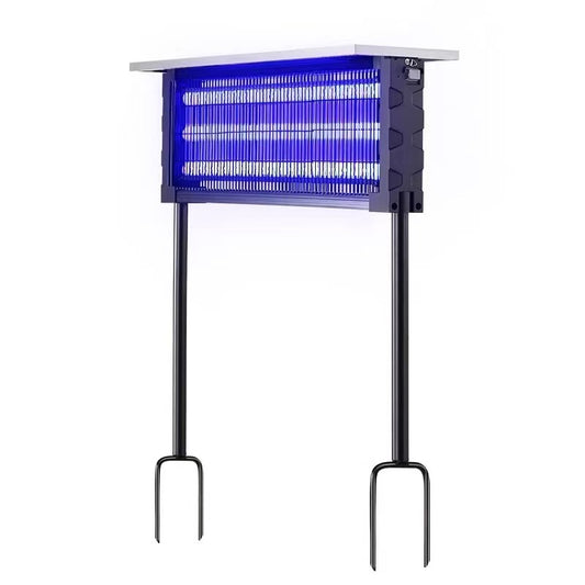 Solar Mosquito Killer Lamp 120W, Solar & USB Charging, IPX6 Waterproof Outdoor Bug Zapper for Garden Yard