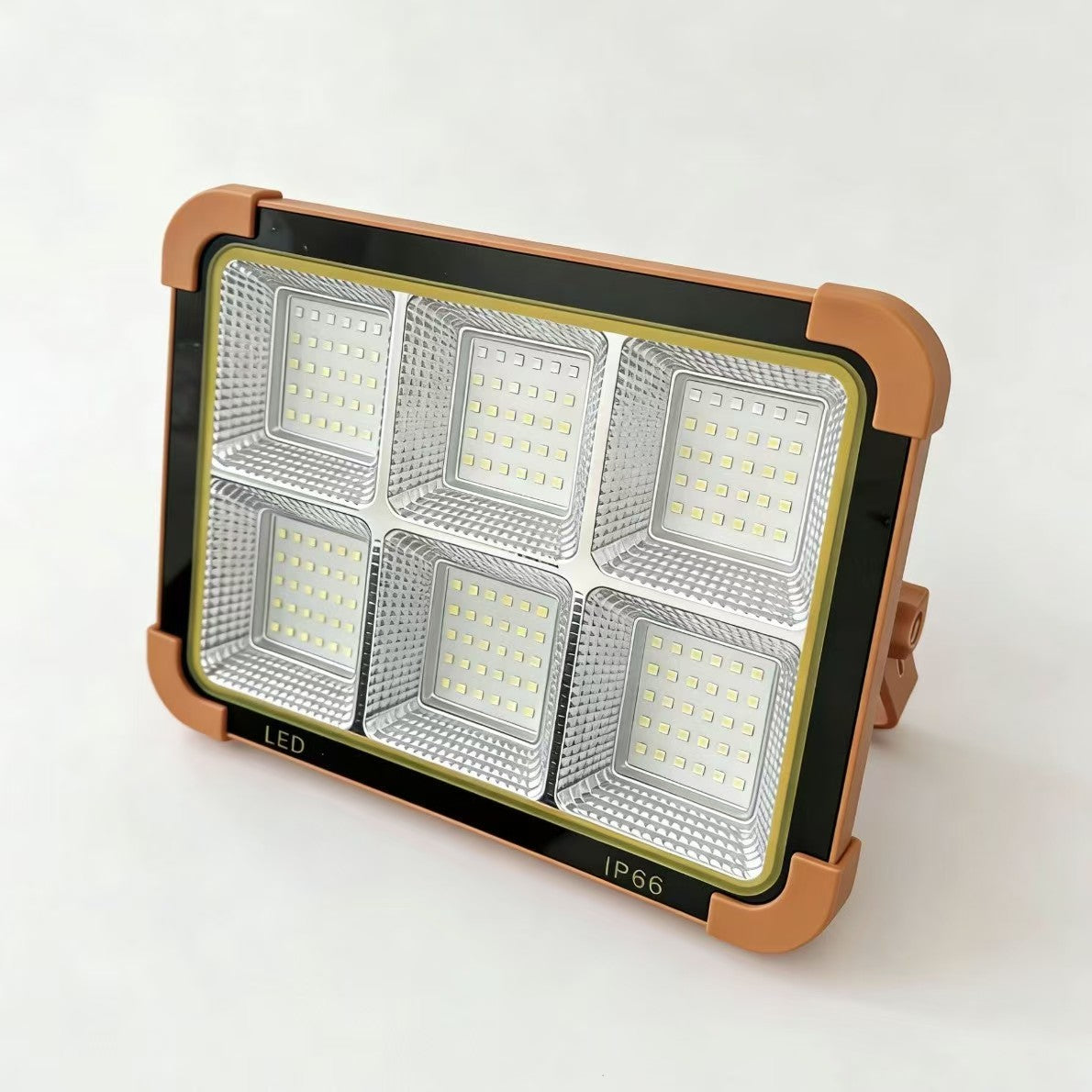 Solar LED Flood Light, IP66 Waterproof Outdoor Solar Security Light, Solar Powered Flood Lamp for Ghana Home Farm Shop Construction Site