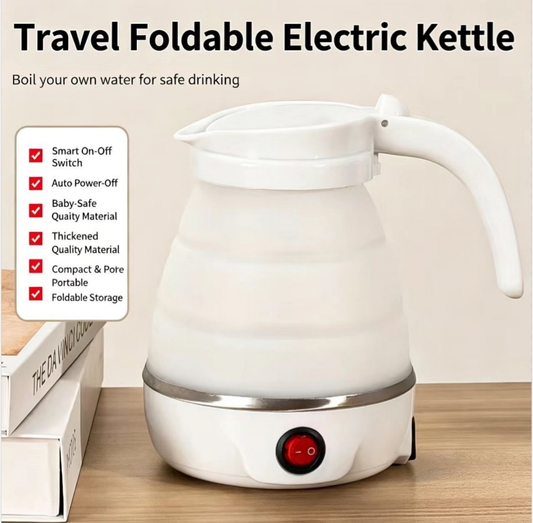 Portable Electric Kettle, Travel Fast Boiling Water Boiler UK Plug 230V For Ghana Home Trip