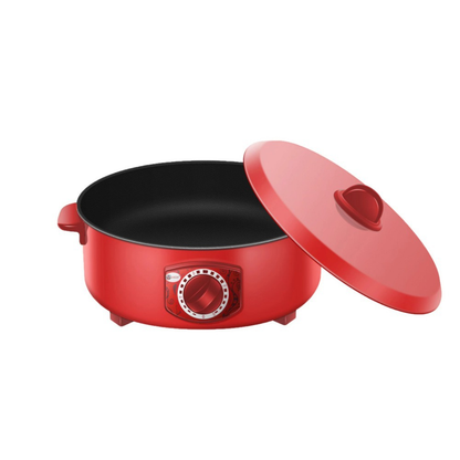 Multi‑Function Electric Cooking Pot, UK G‑Type Plug 230V 50Hz Non‑Stick Pan For Ghana Home Kitchen