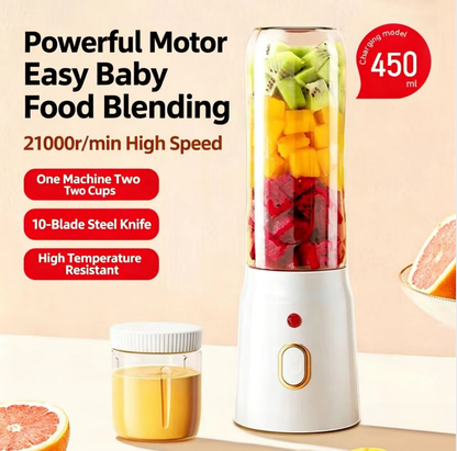 Portable Blender Juicer Mixer, Electric Fruit Smoothie Maker For Home Travel Ghana
