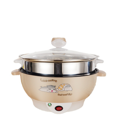Multi‑Function Electric Frying Pan，Non‑Stick Coating，UK G‑Type Plug 230V 50Hz For Ghana Household